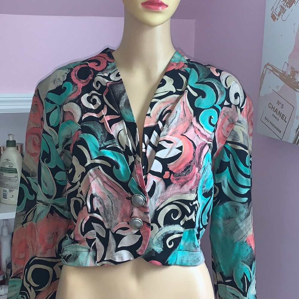 VINTAGE cropped cardigan